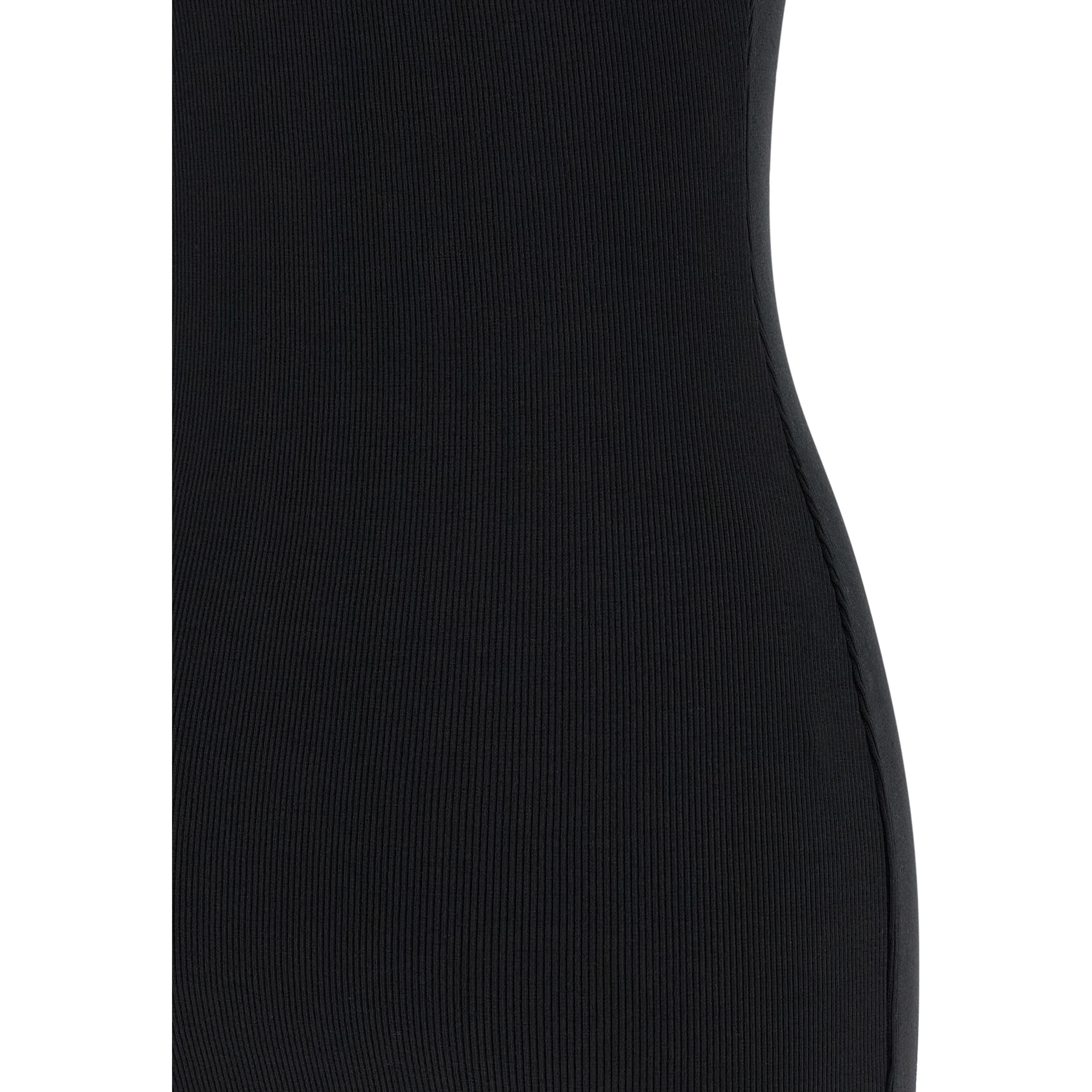 Bicolor Cotton Short Dress