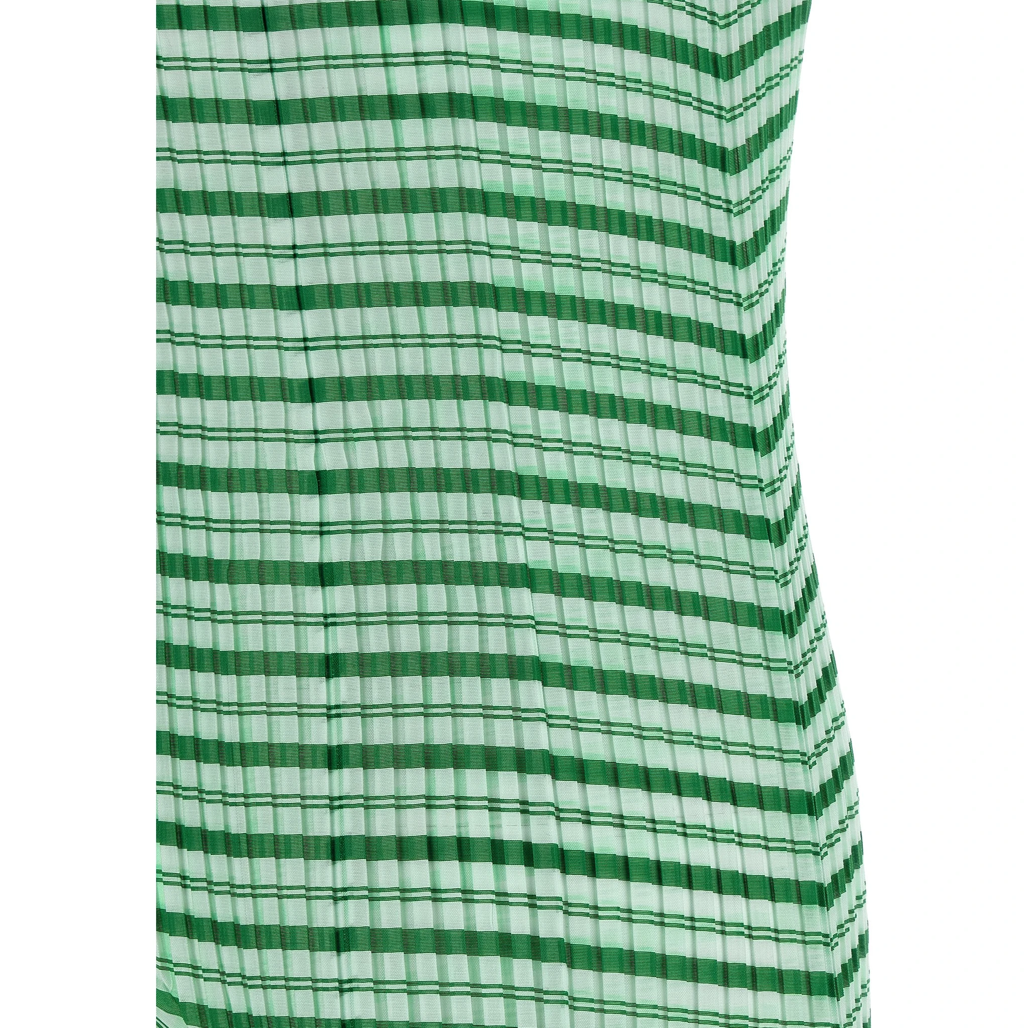 Bicolor Polyester Long Dress
