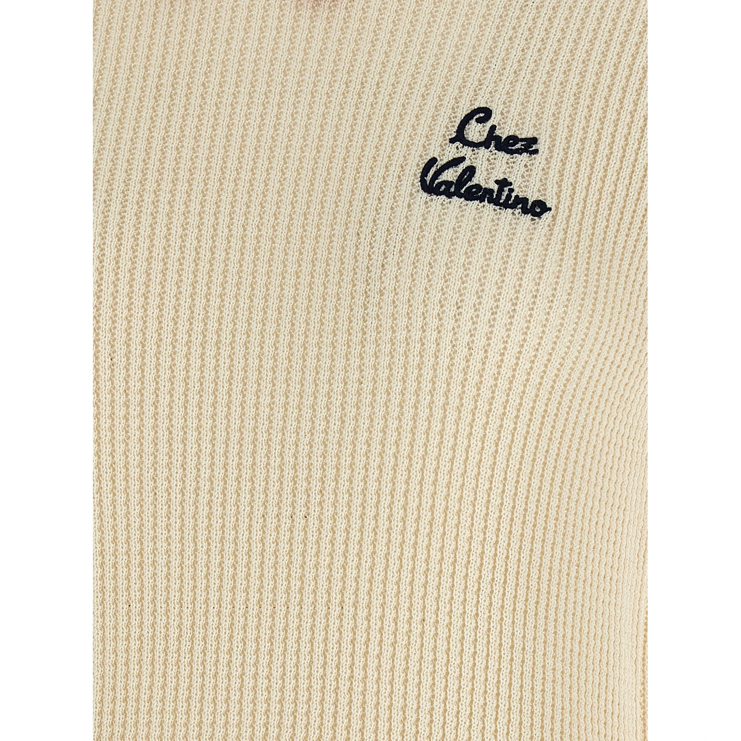 Beige Cotton Shortsleeve Shirt