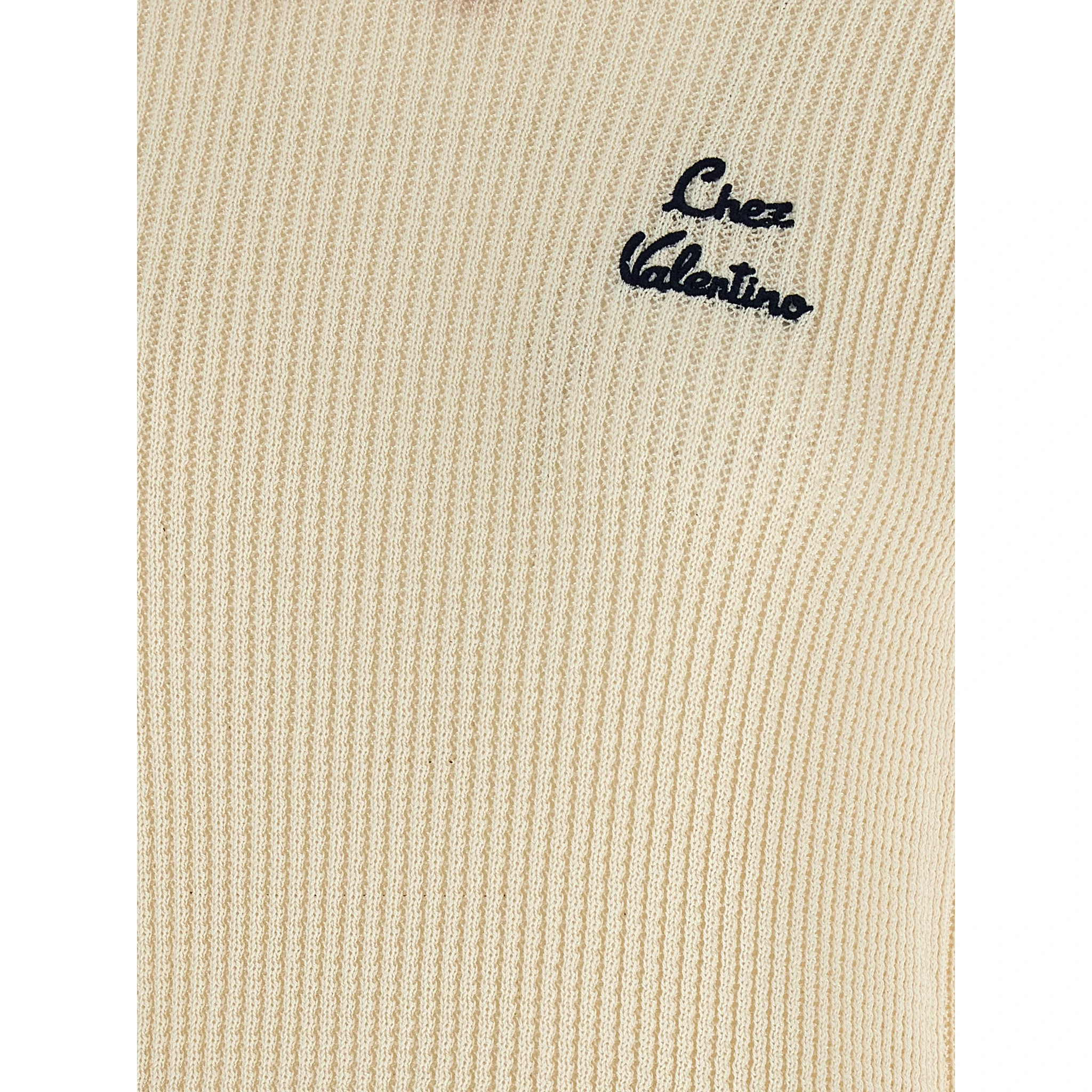 Beige Cotton Shortsleeve Shirt