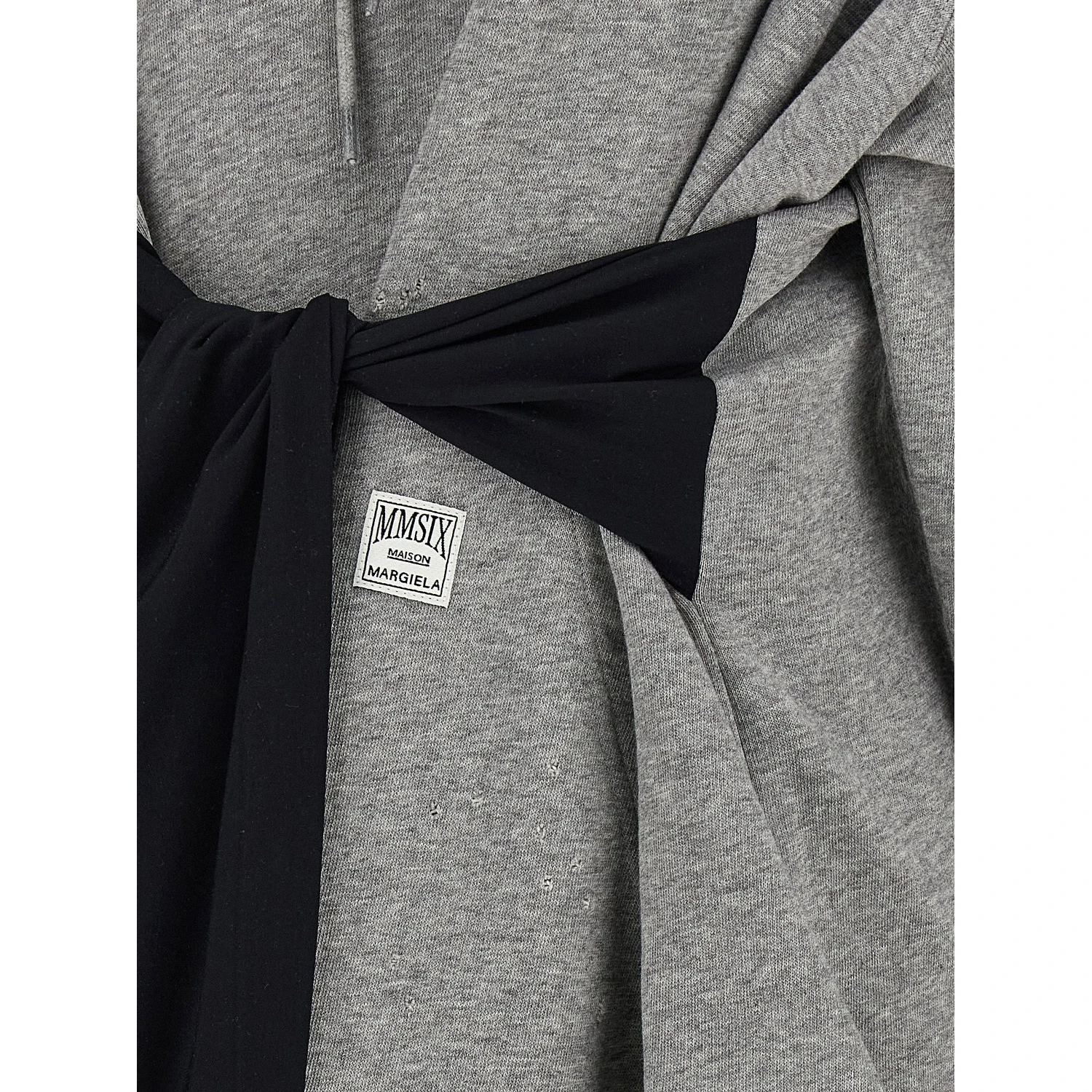 Gray Cotton Short Dress