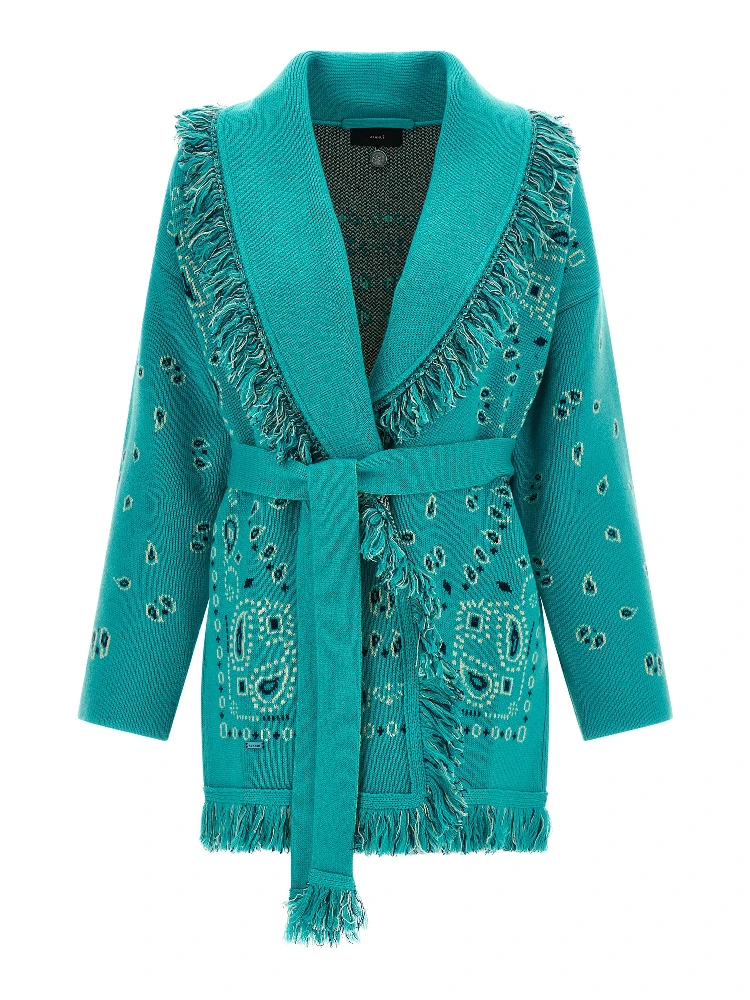 Blue Cashmere Cardigan