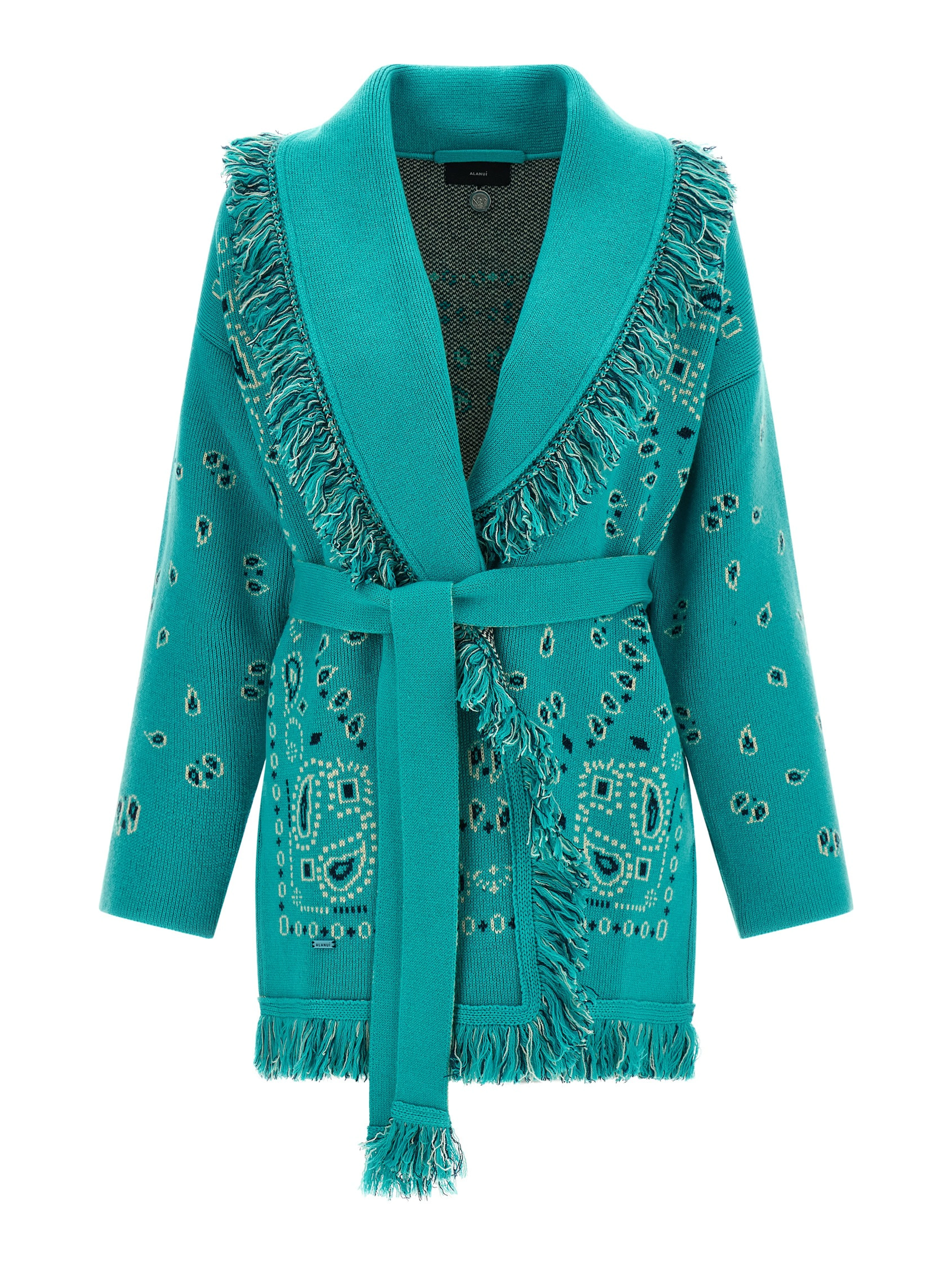 Blue Cashmere Cardigan