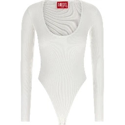 White Viscose Bodysuit
