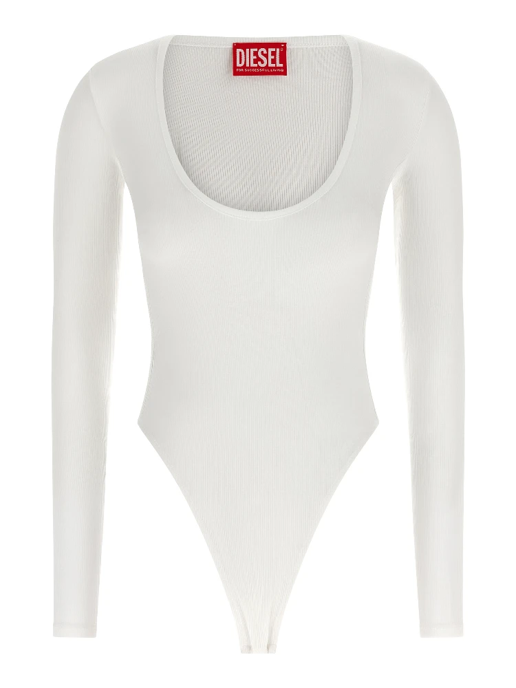 White Viscose Bodysuit