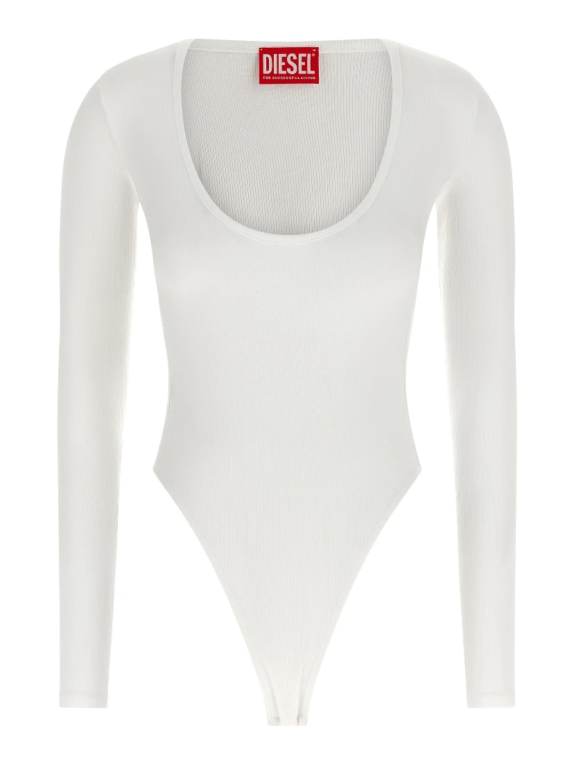 White Viscose Bodysuit