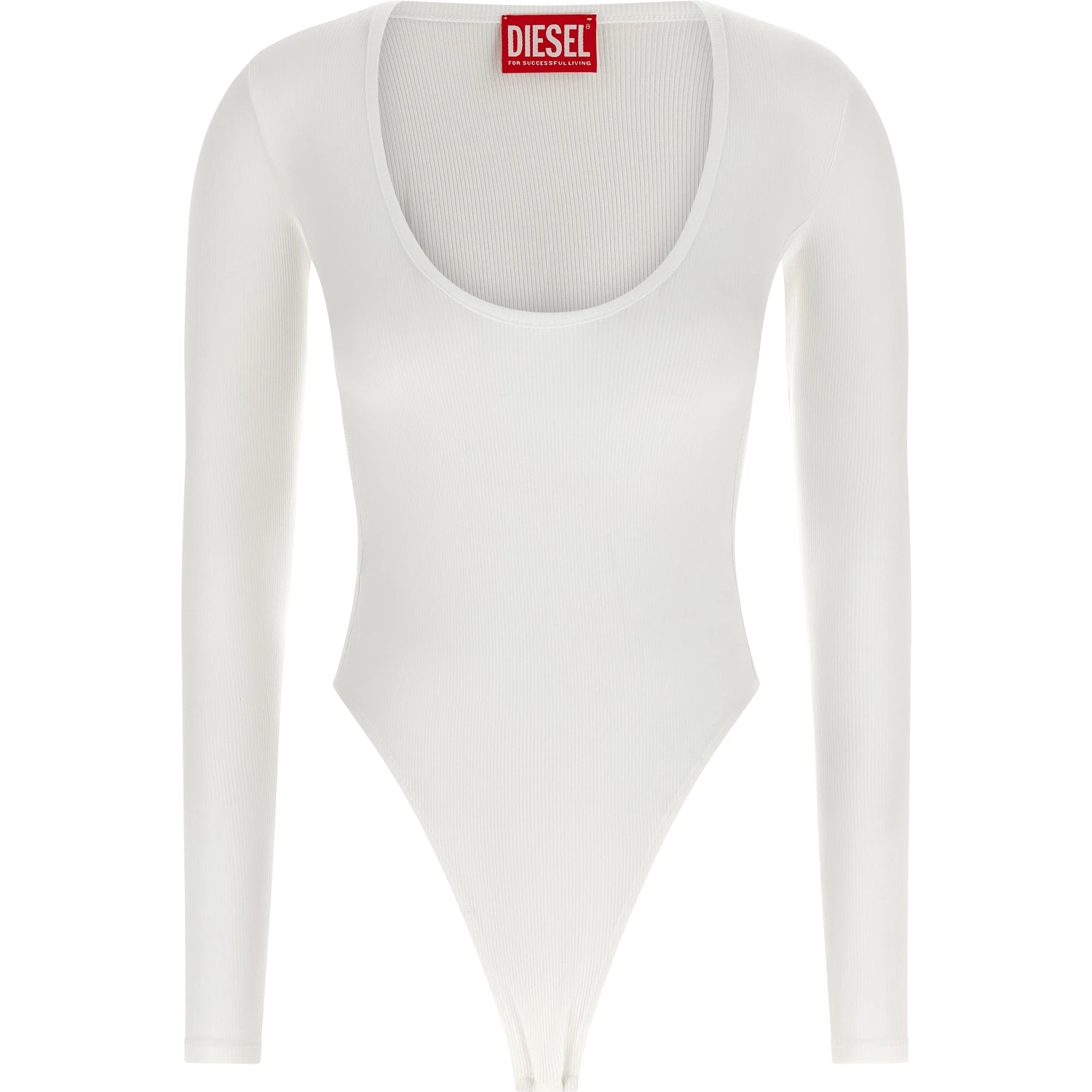 White Viscose Bodysuit
