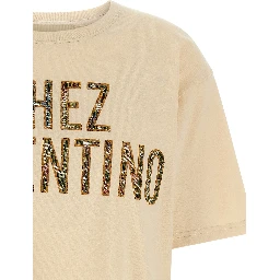 Beige Cotton T-Shirt