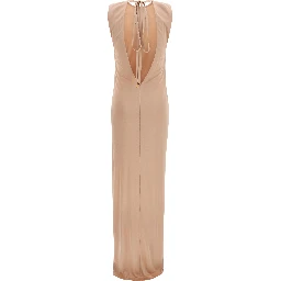 Multicolor Viscose Long Dress