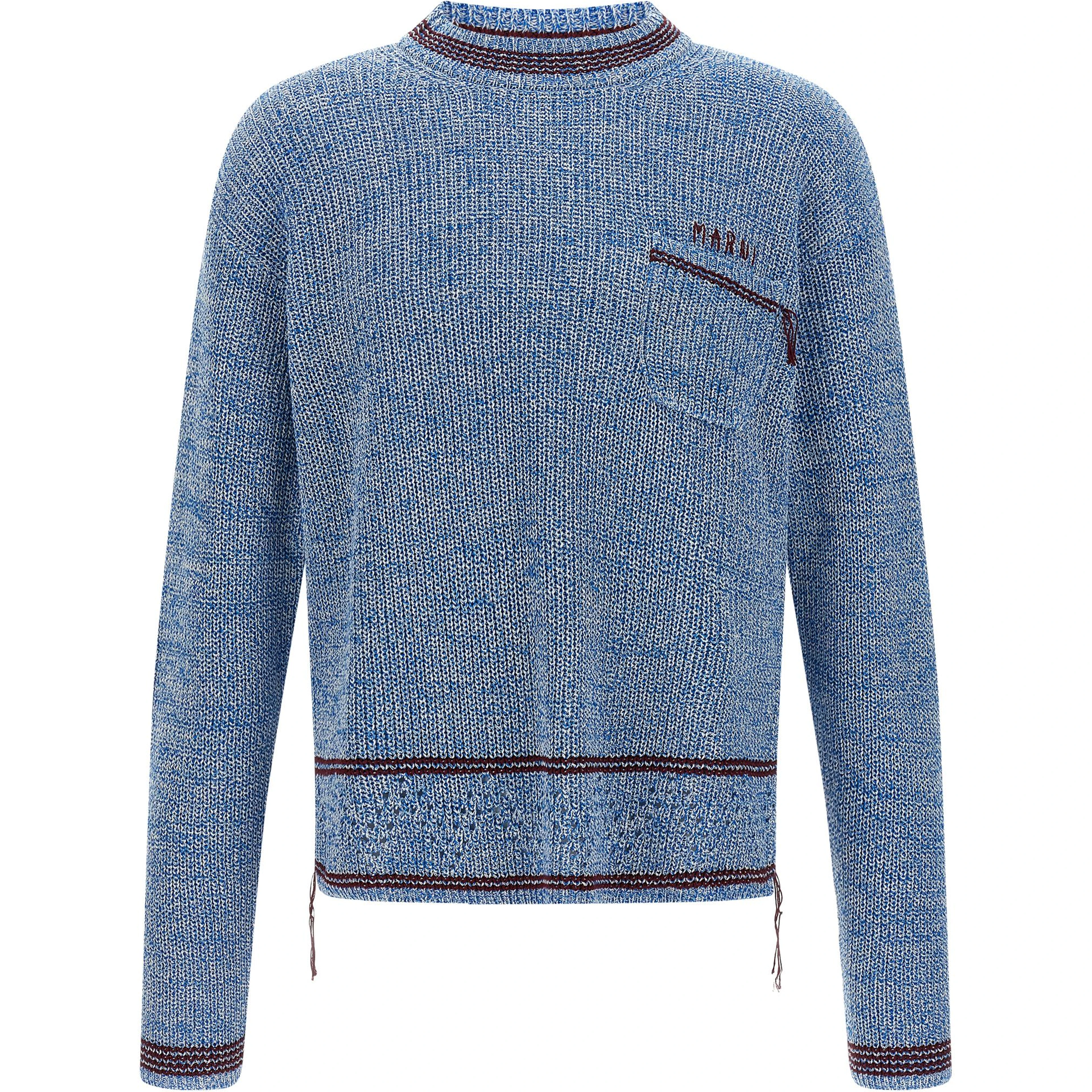 Blue Cotton Cardigan