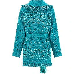 Blue Cashmere Cardigan