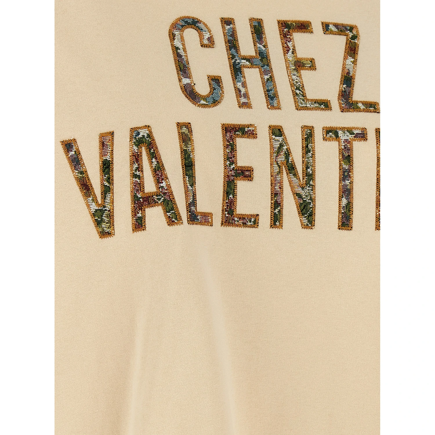 Beige Cotton T-Shirt