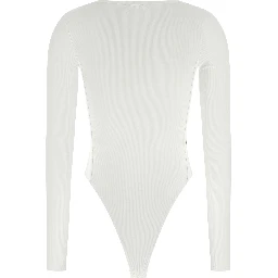 White Viscose Bodysuit