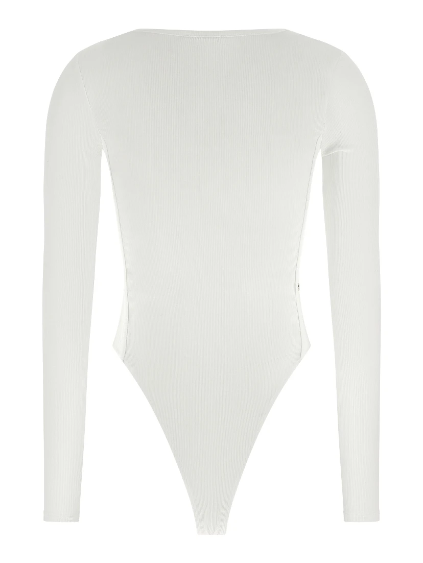 White Viscose Bodysuit
