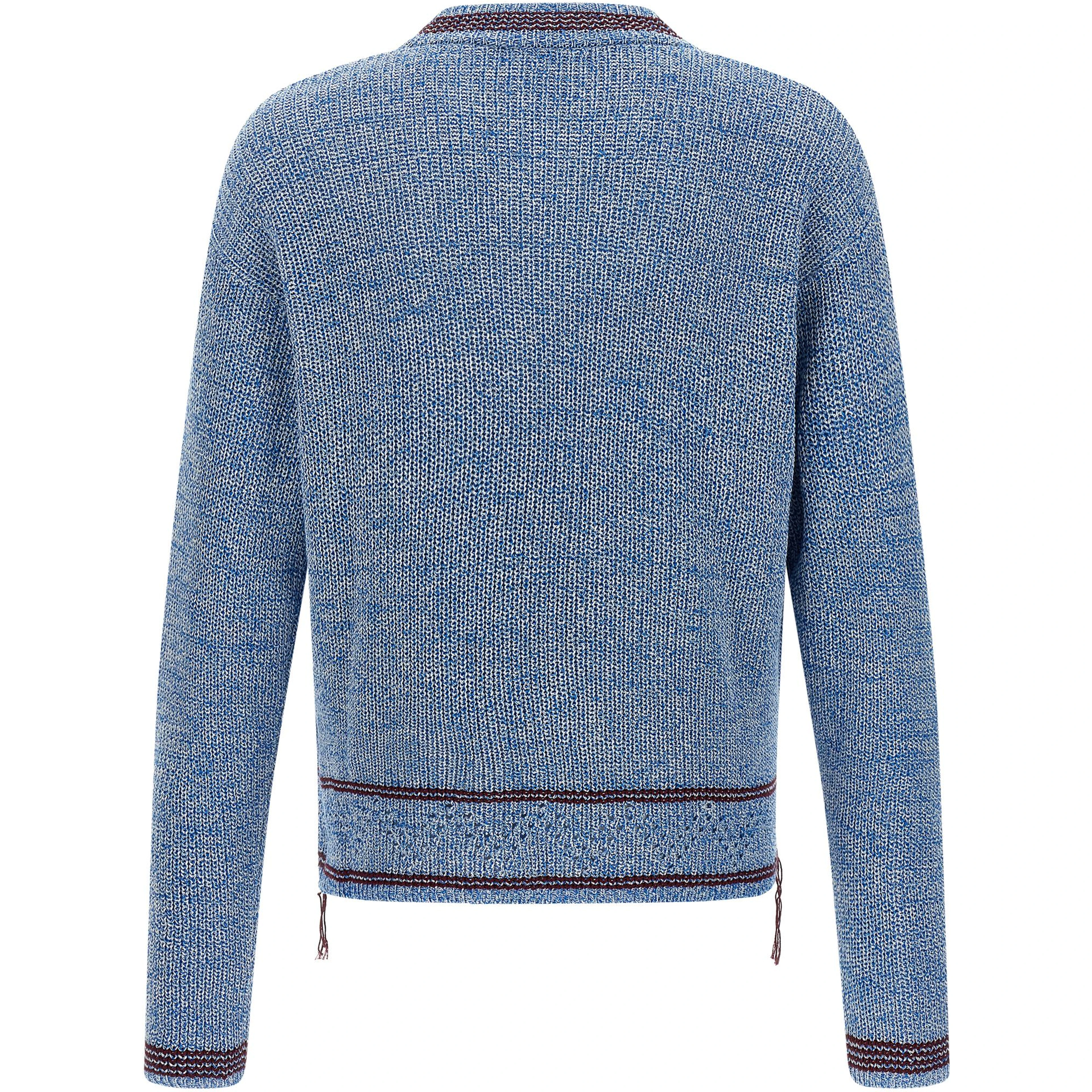 Blue Cotton Cardigan