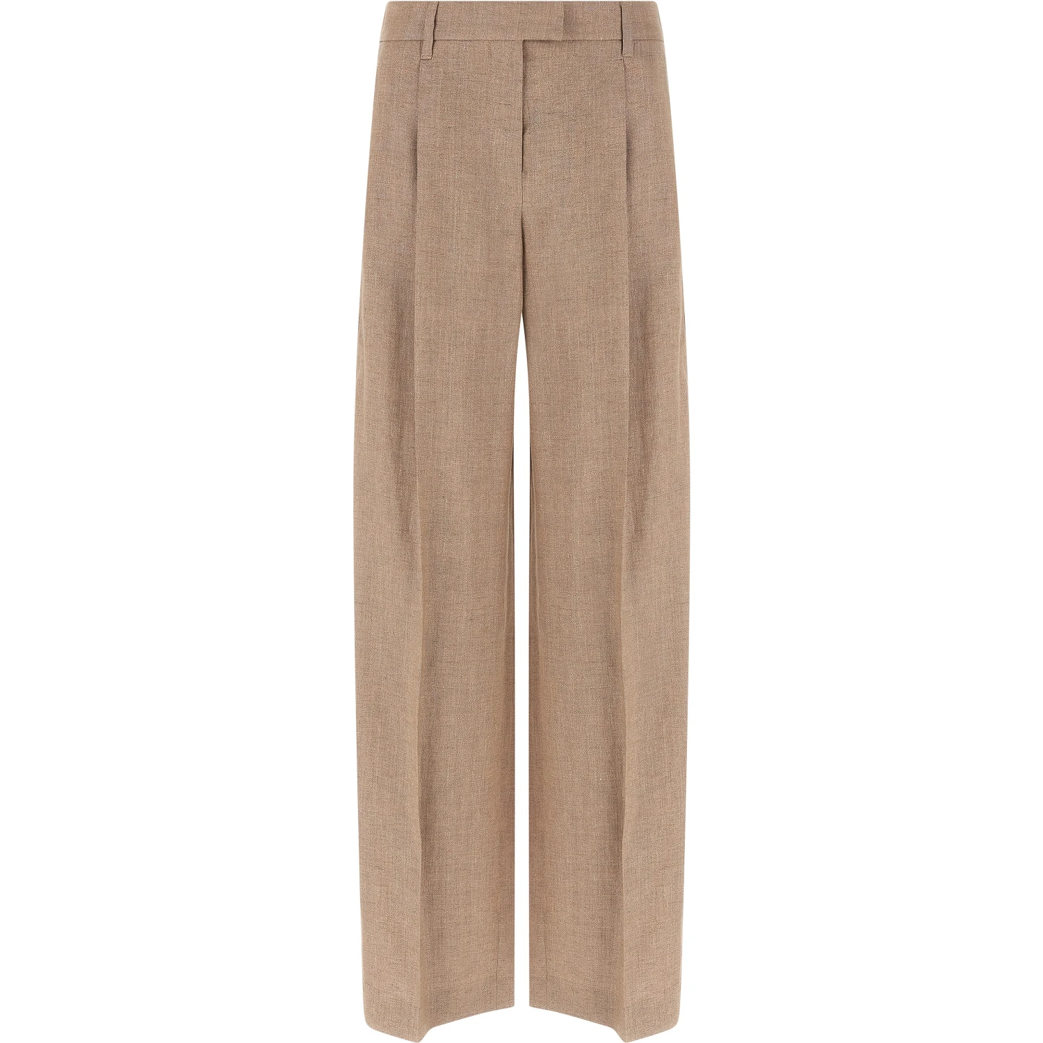 Multicolor Linen Flared Pants