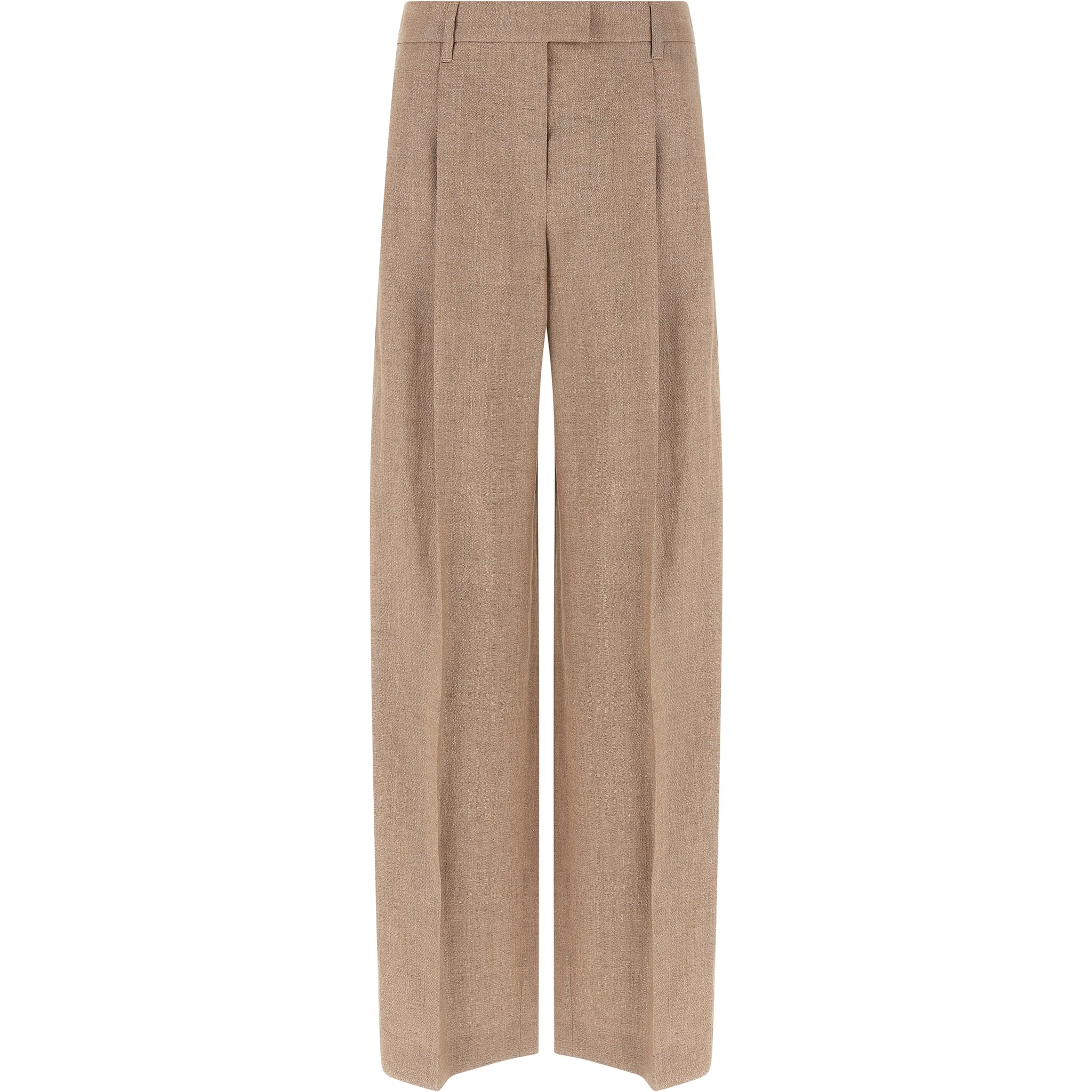 Multicolor Linen Flared Pants