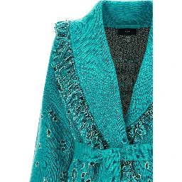 Blue Cashmere Cardigan