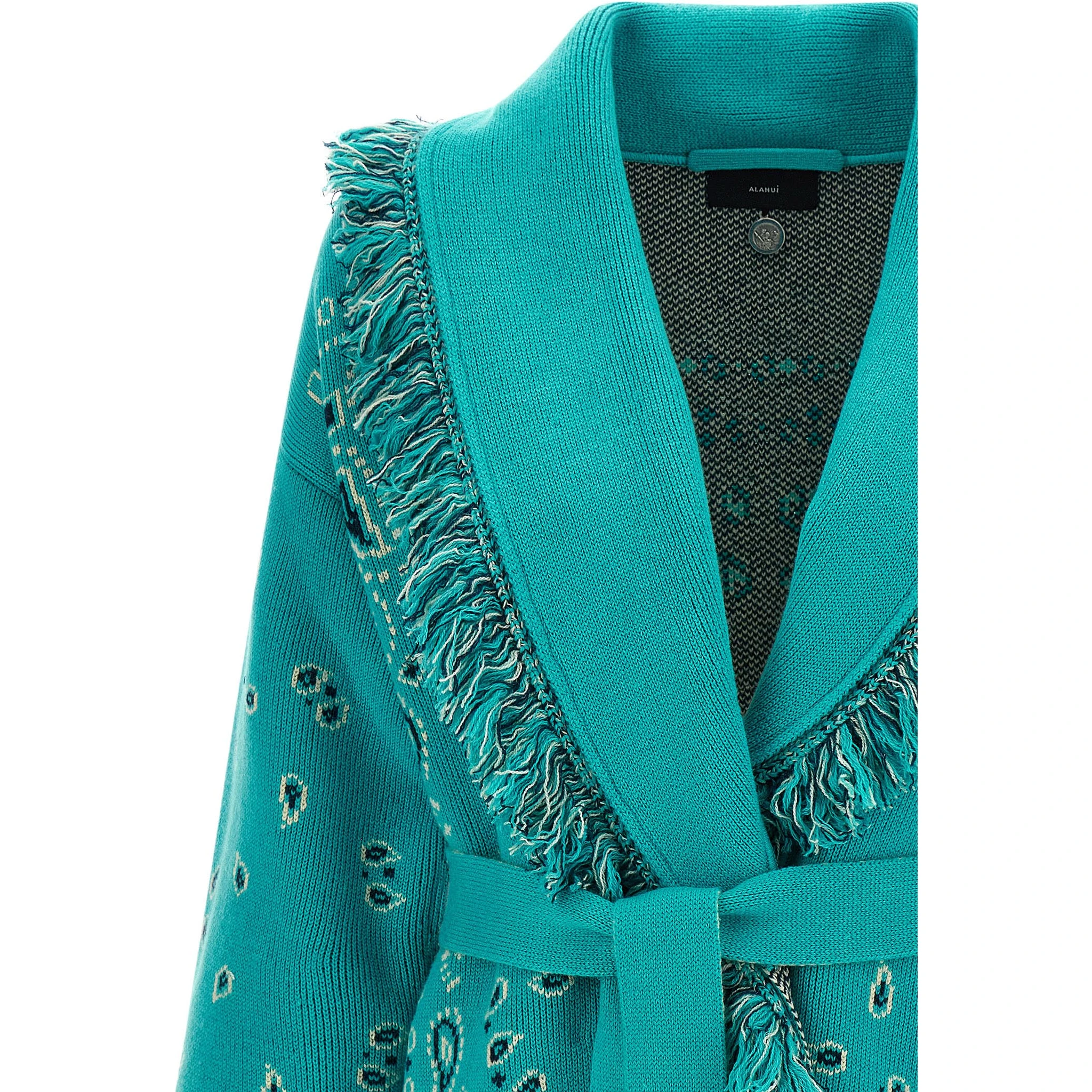 Blue Cashmere Cardigan