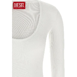 White Viscose Bodysuit