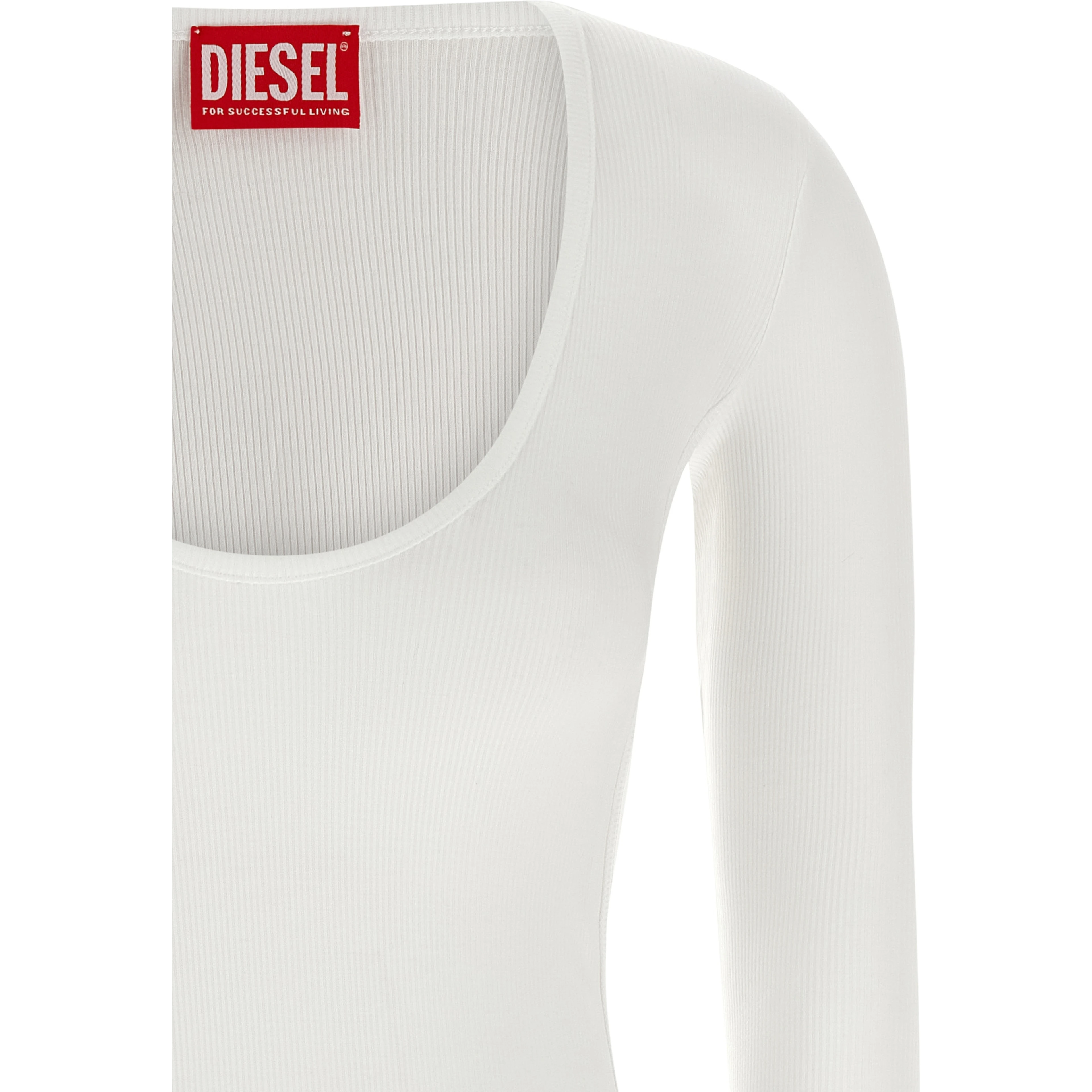 White Viscose Bodysuit