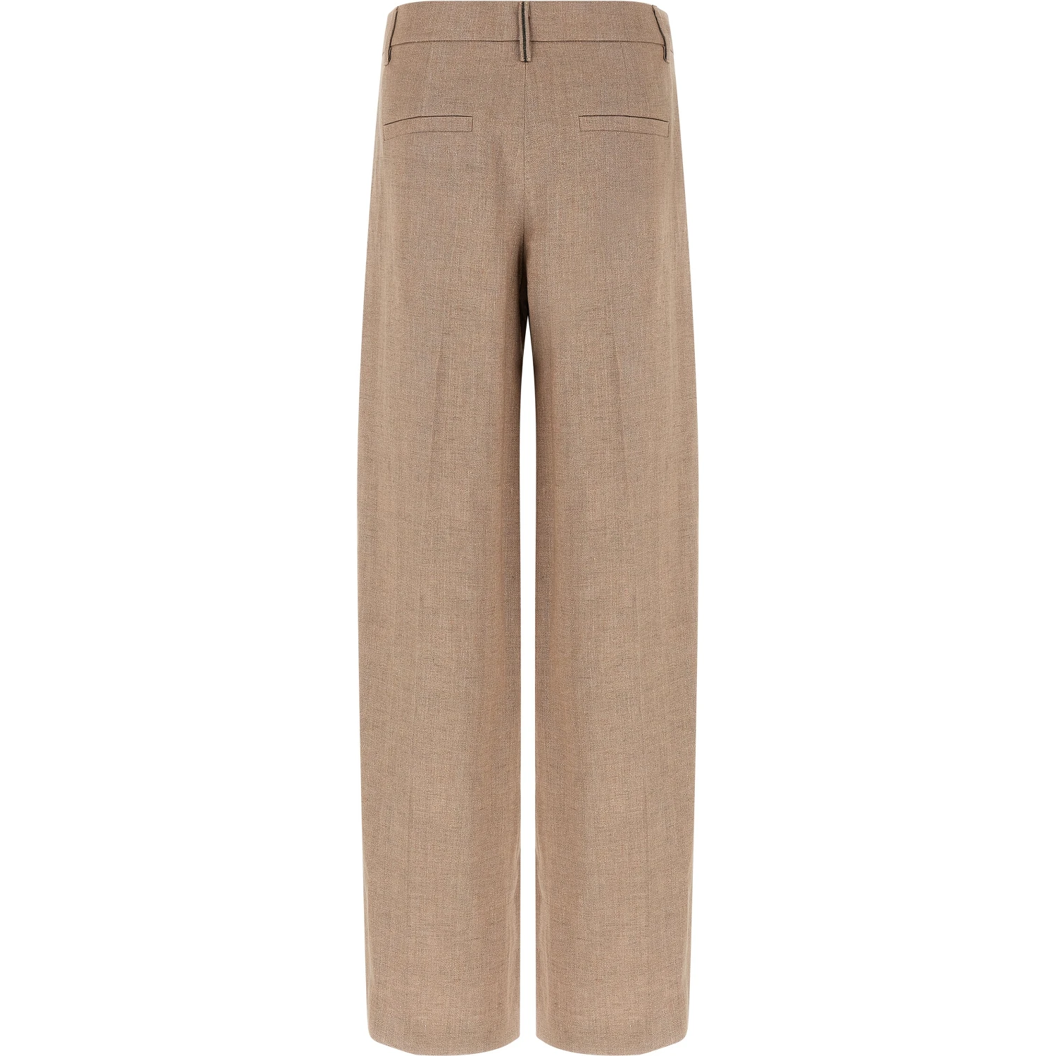 Multicolor Linen Flared Pants