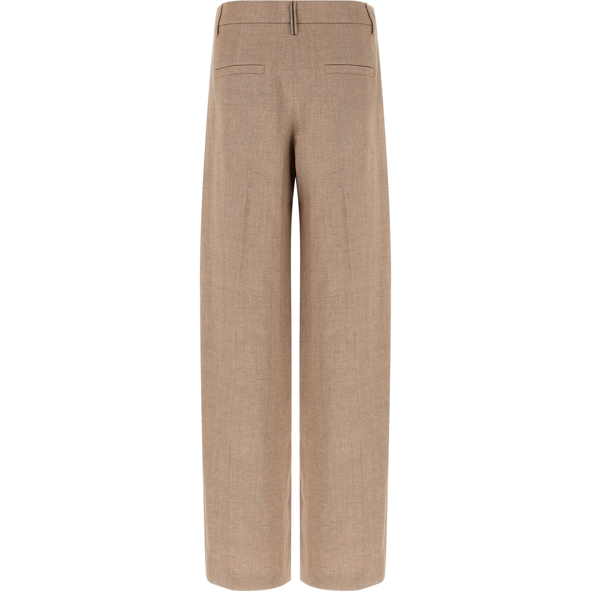 Multicolor Linen Flared Pants