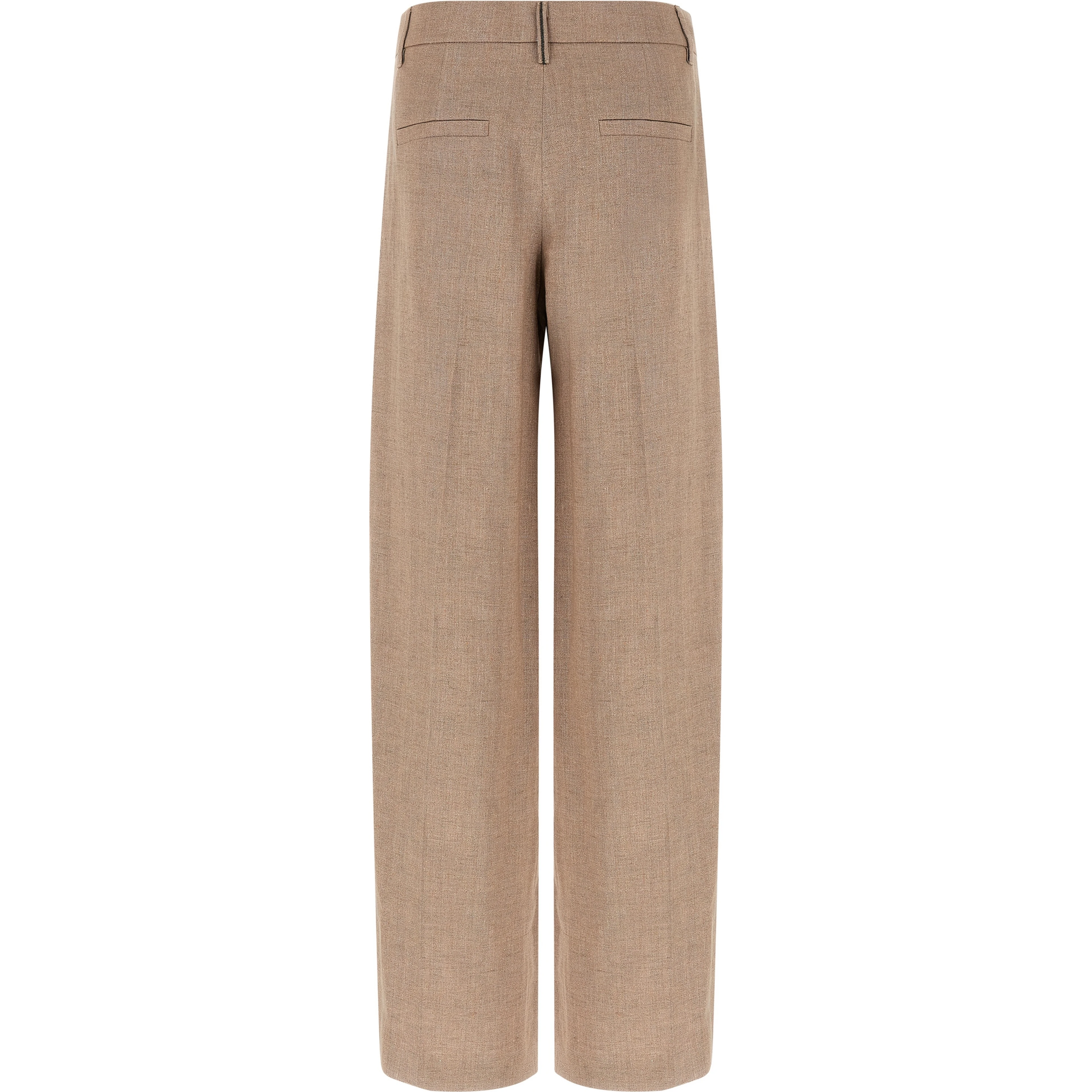Multicolor Linen Flared Pants