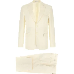 White Wool Two-Piece Suit