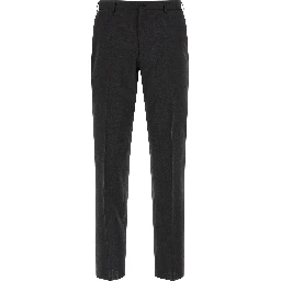 Gray Viscose Two-Piece Suit