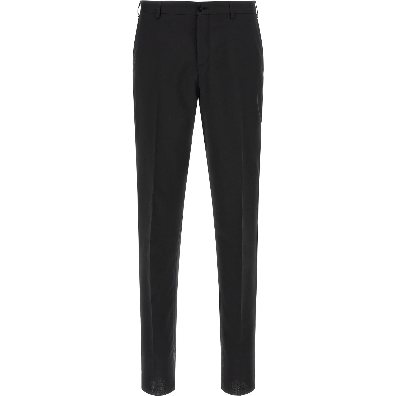 Black Wool Two-Piece Suit