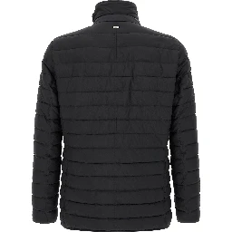 Blue Polyamide Full-Length Jacket