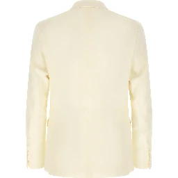 White Wool Two-Piece Suit