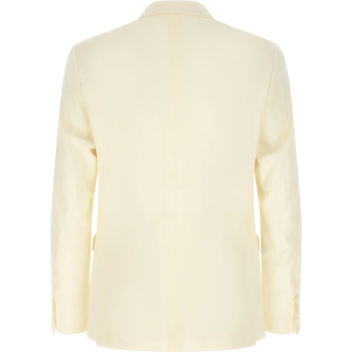 White Wool Two-Piece Suit