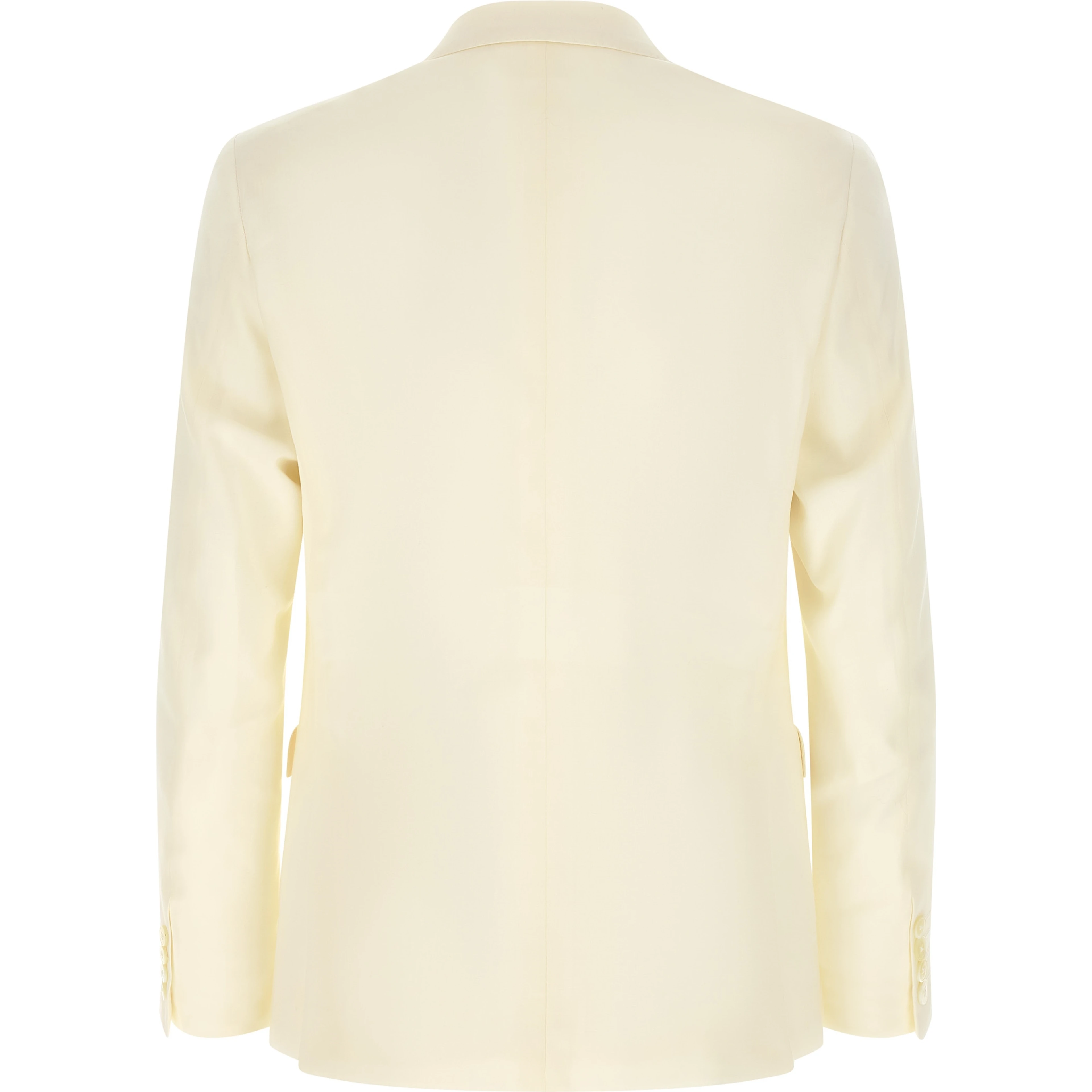 White Wool Two-Piece Suit