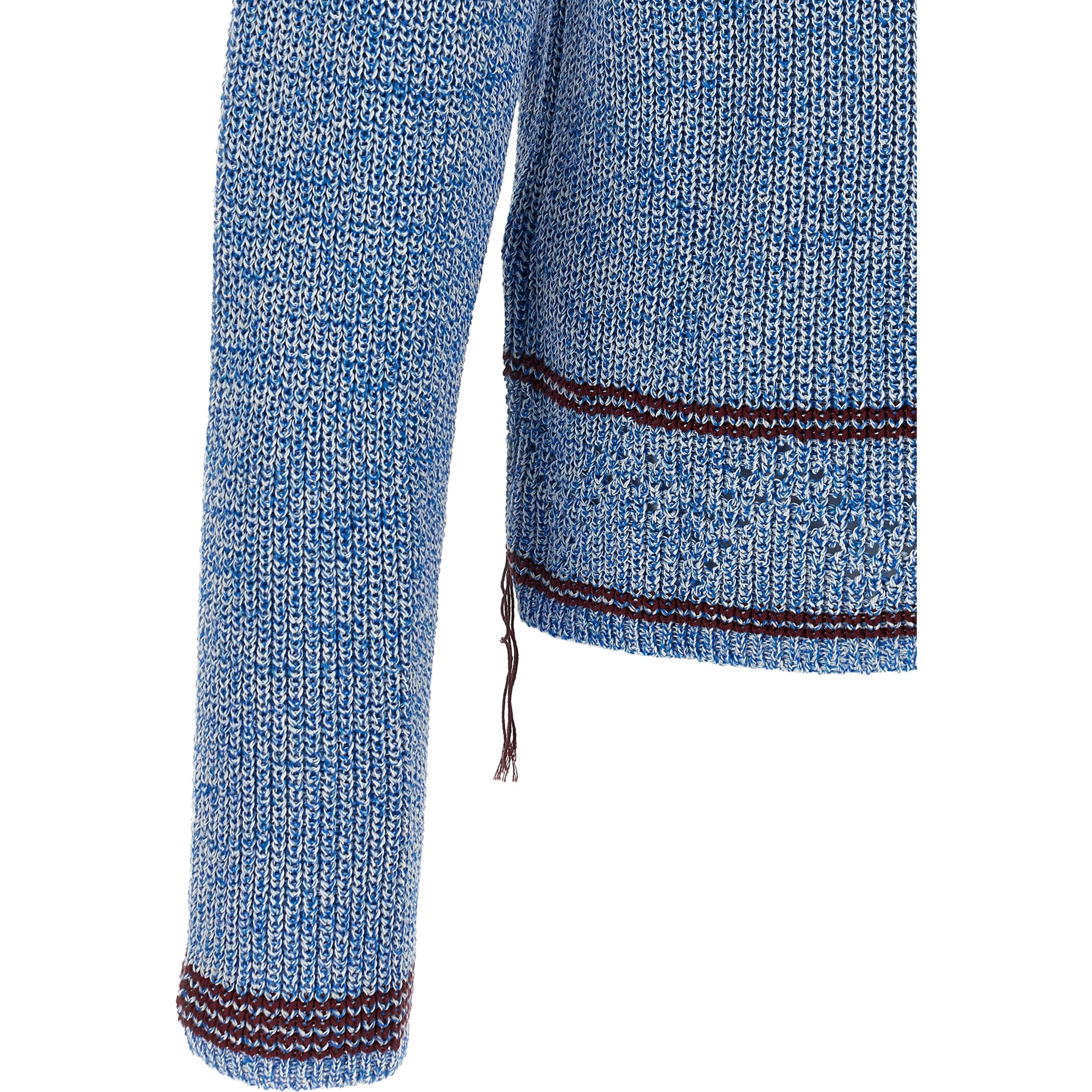 Blue Cotton Cardigan