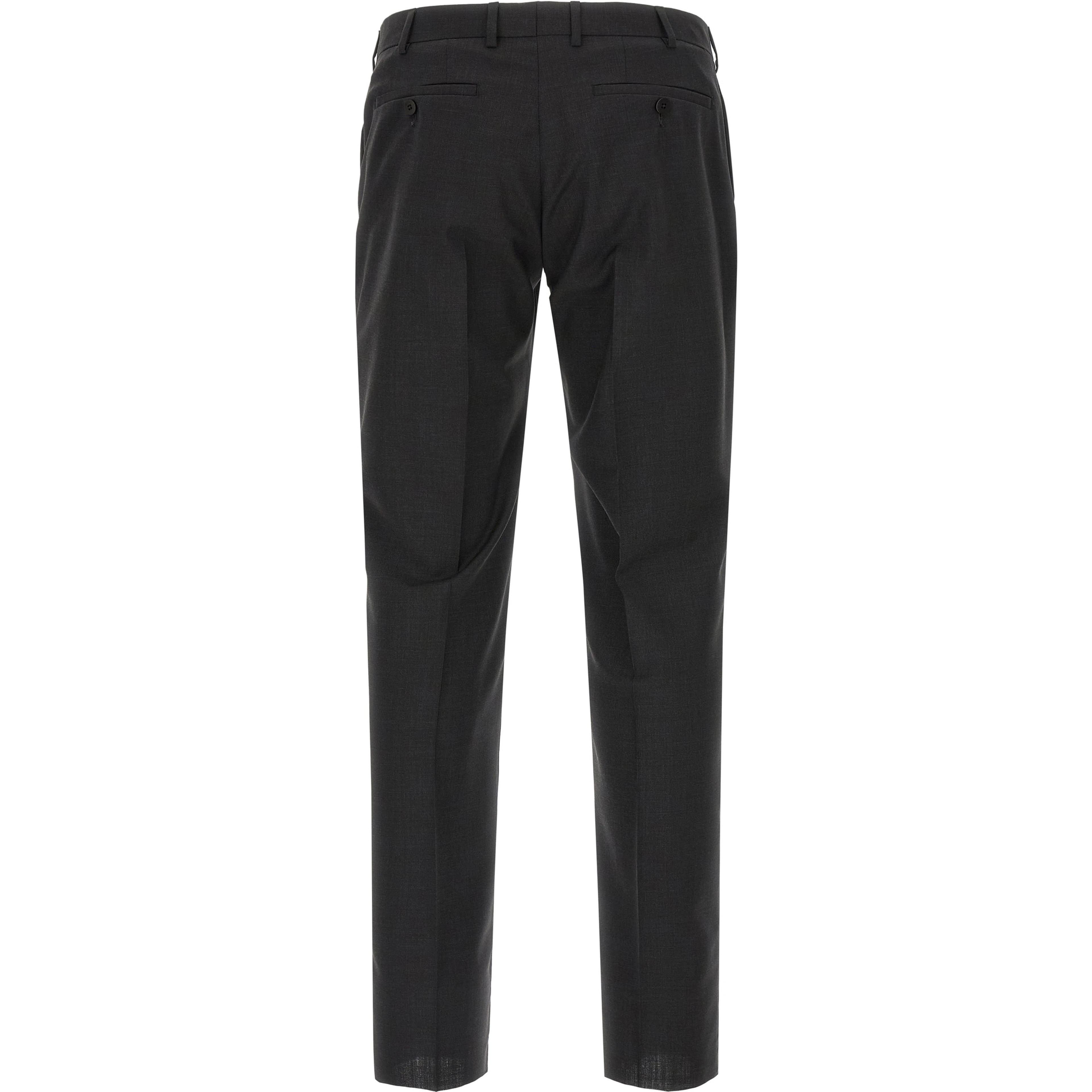 Gray Viscose Two-Piece Suit