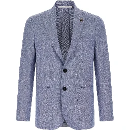 Blue Wool Blazer