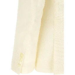 White Wool Two-Piece Suit