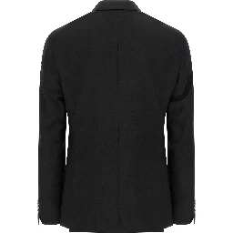 Black Wool Two-Piece Suit