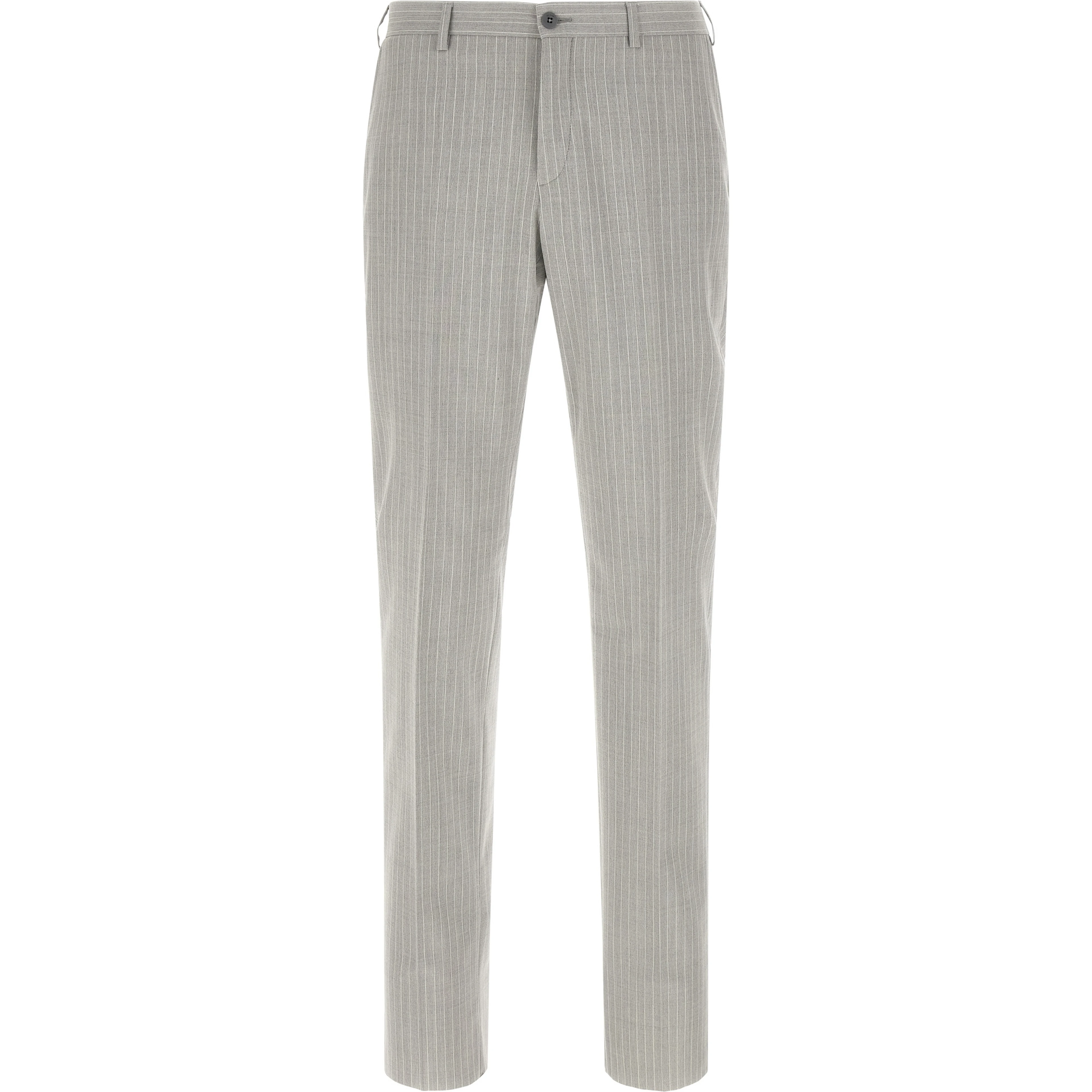 Gray Polyester Two-Piece Suit