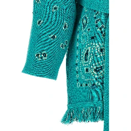 Blue Cashmere Cardigan