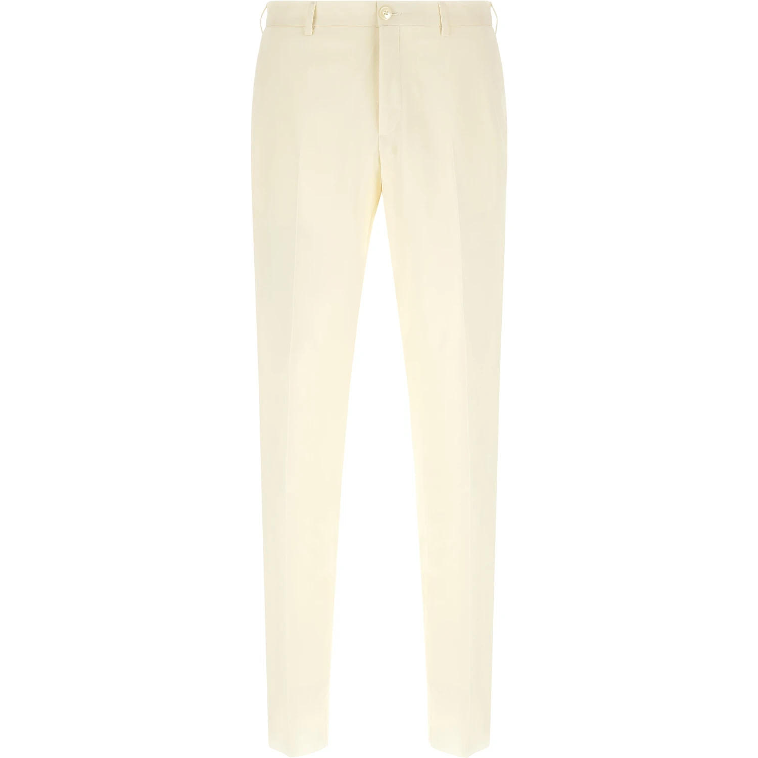White Wool Two-Piece Suit