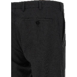 Black Wool Two-Piece Suit