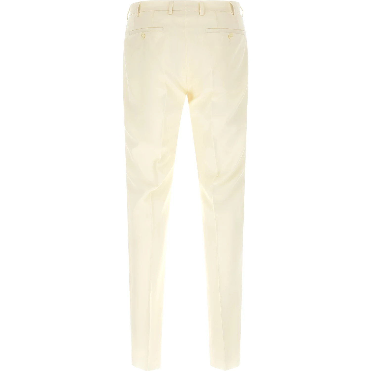 White Wool Two-Piece Suit