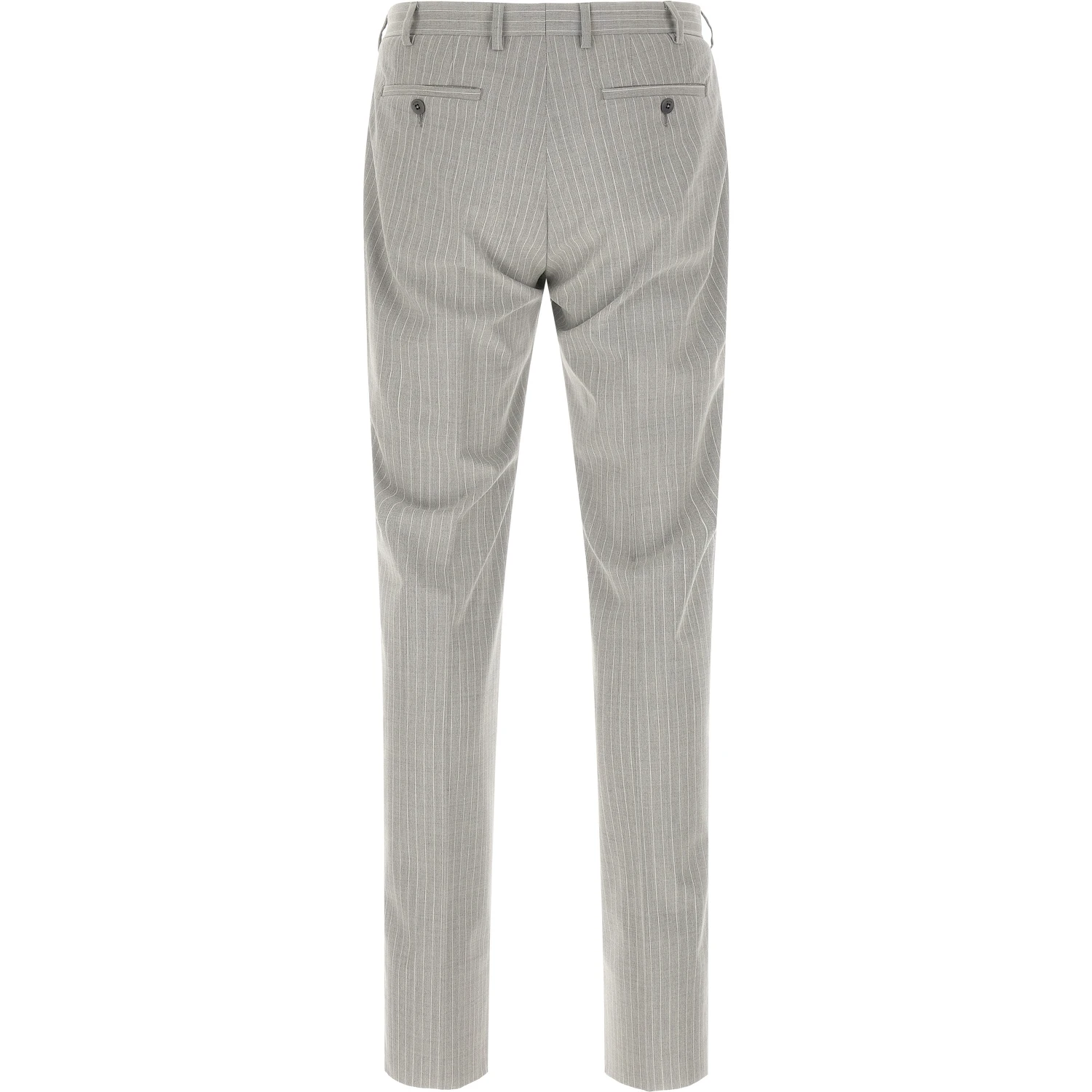 Gray Polyester Two-Piece Suit