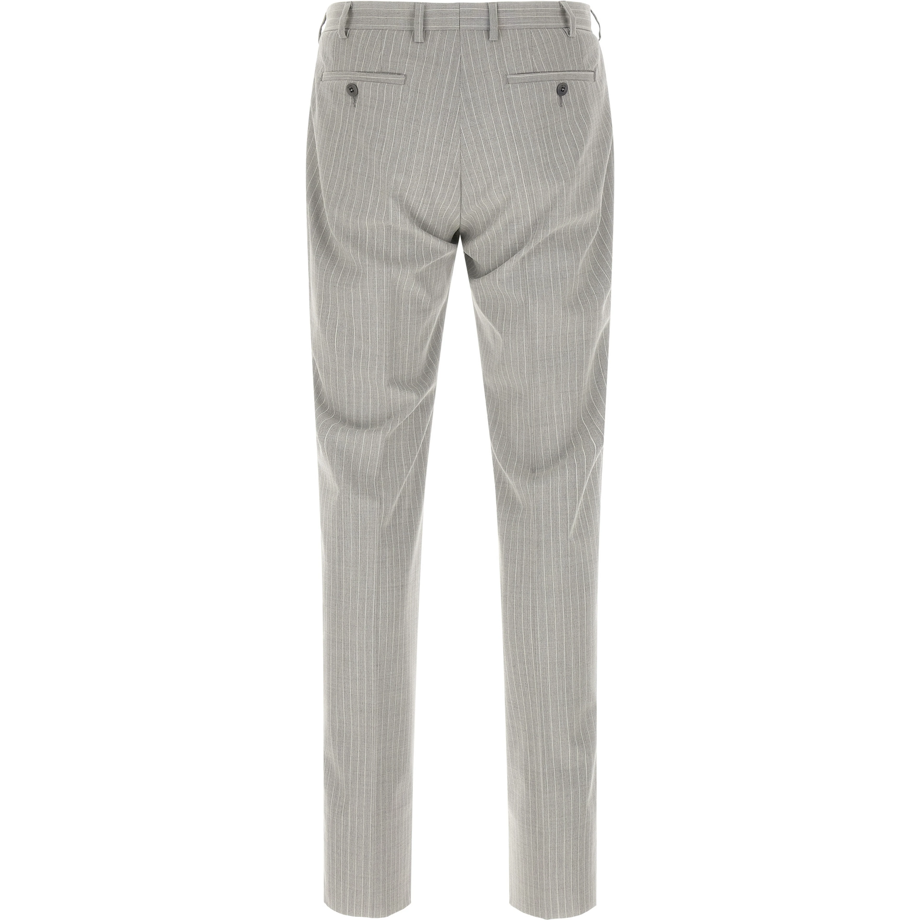 Gray Polyester Two-Piece Suit