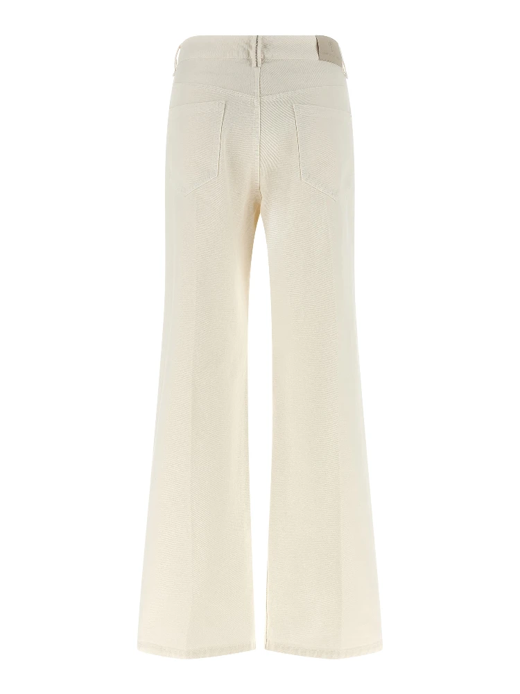 White Cotton Relaxed Fit Jeans alternative