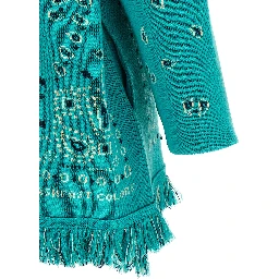 Blue Cashmere Cardigan