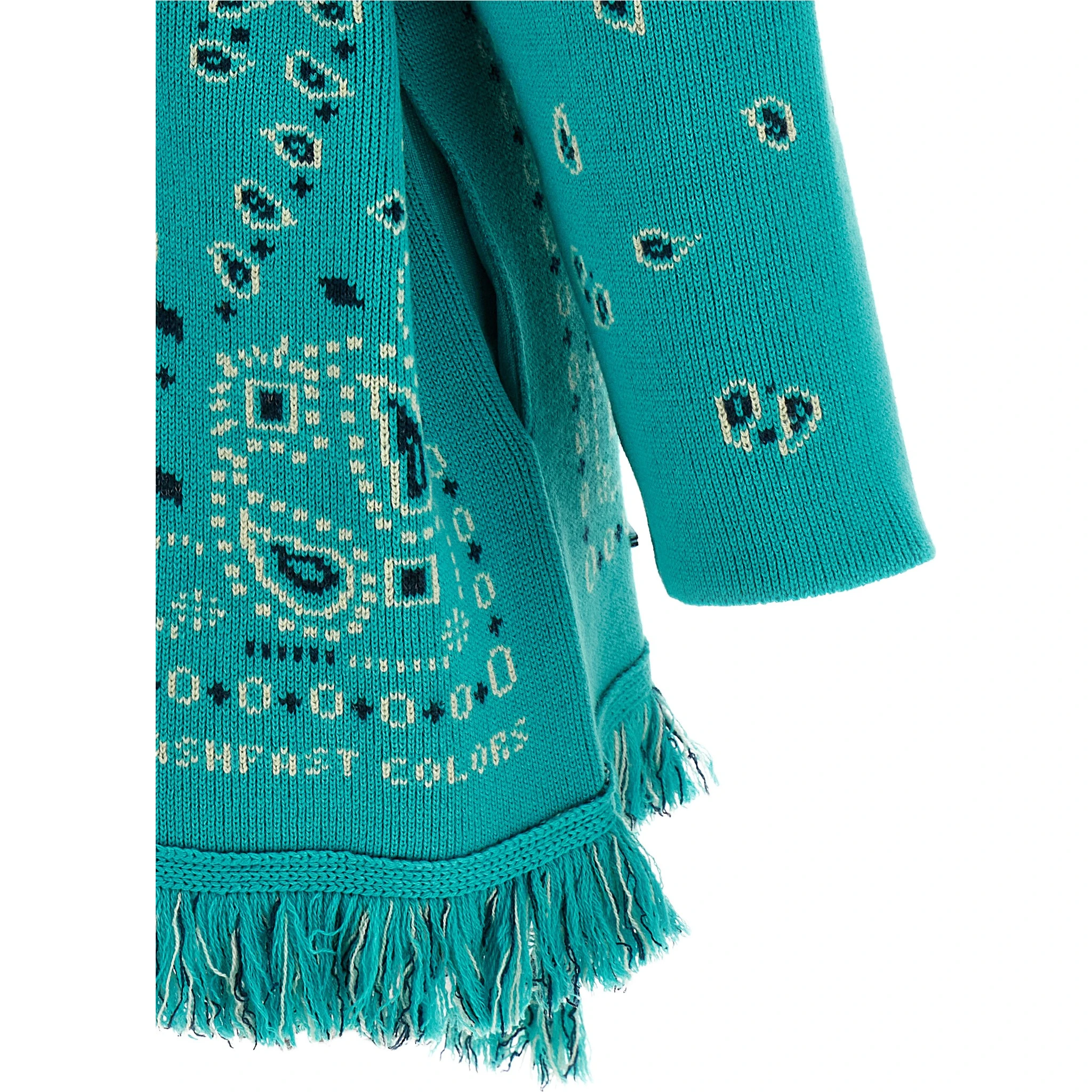 Blue Cashmere Cardigan